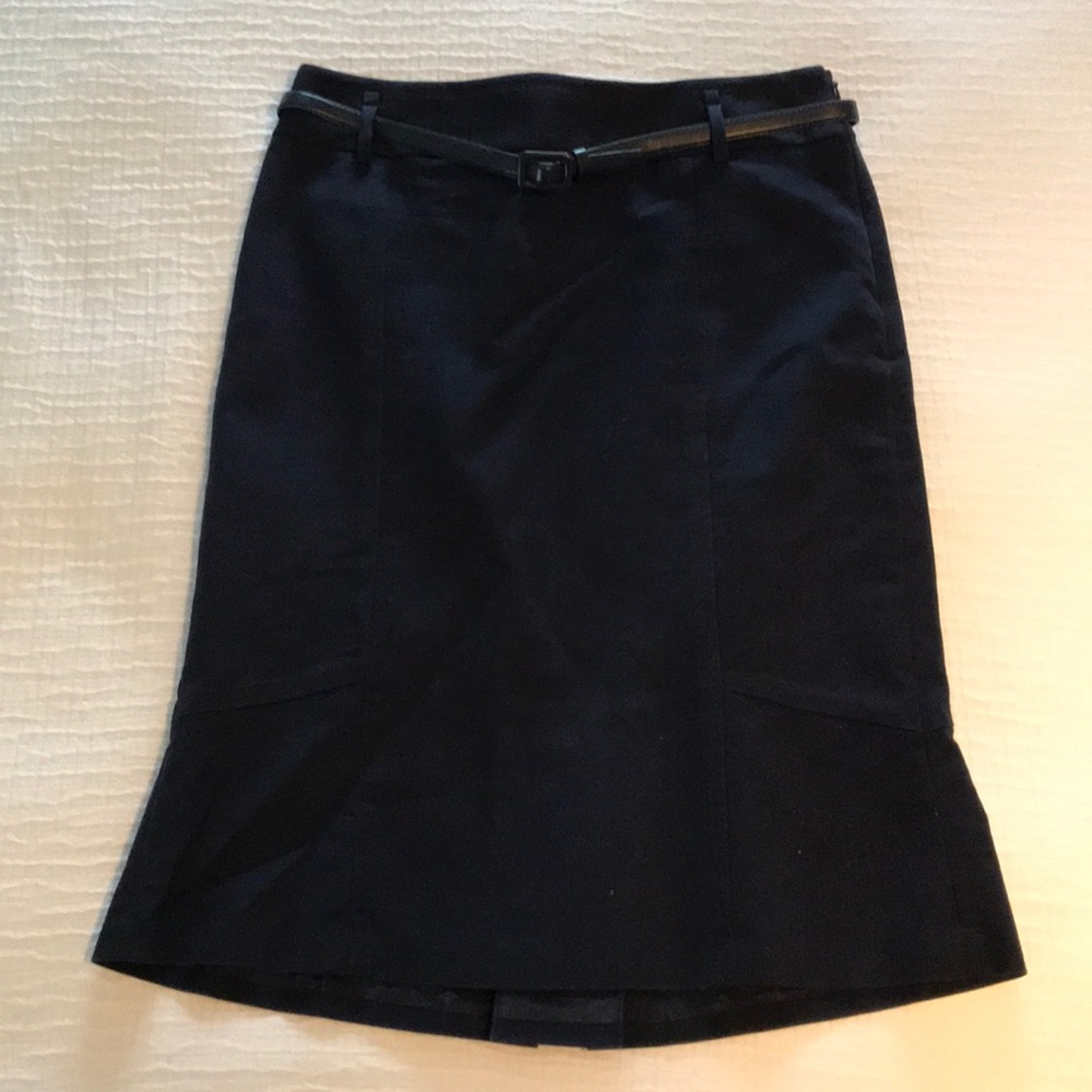 Ann Taylor Loft Navy Blue Pencil Skirt
